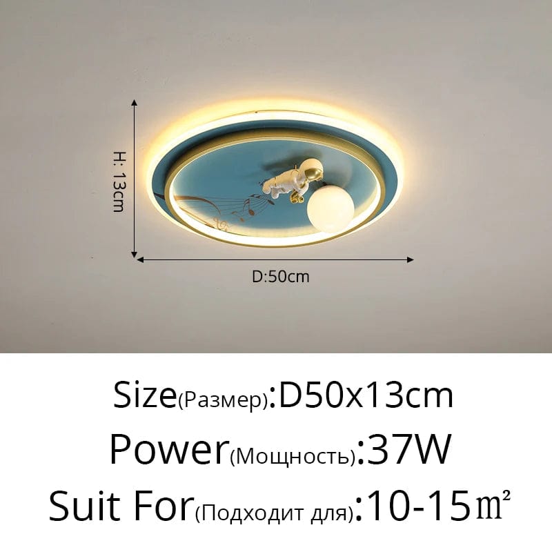 Lustre LED Créatif Trois Têtes pour Enfants - Design Enfance Brillante | Marco Lucetti