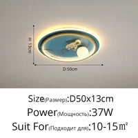 Lustre LED Créatif Trois Têtes pour Enfants - Design Enfance Brillante | Marco Lucetti