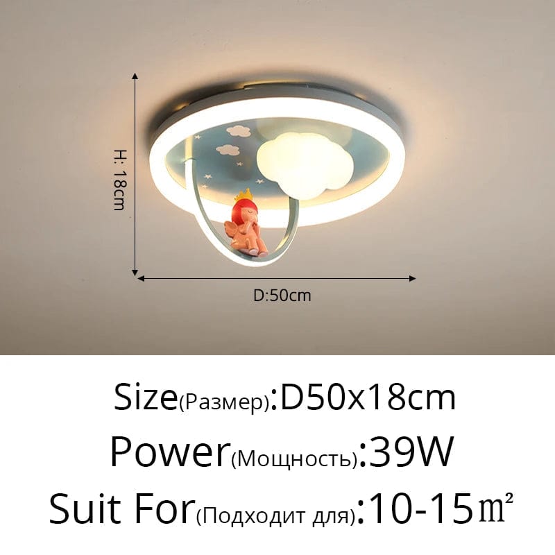 Lustre LED Créatif Trois Têtes pour Enfants - Design Enfance Brillante | Marco Lucetti