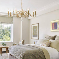 Lustre LED Cristal Doré | Marco Lucetti