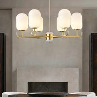 Lustre LED Cuivre Moderne Luxe - Élégance Lumineuse | Marco Lucetti