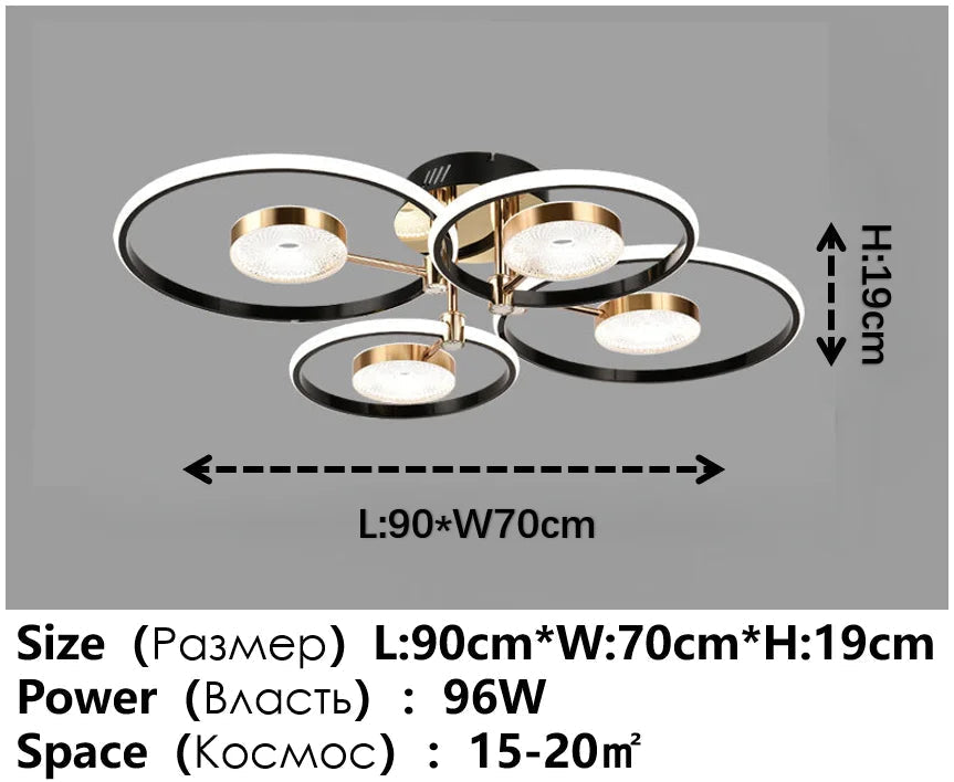 Lustre LED multicolore pour éclairer votre intérieur