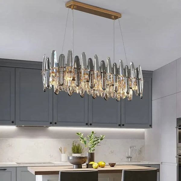 Lustre LED de Luxe en Cristal K9 avec Intensité Variable - Édition Noël 2024 | Marco Lucetti