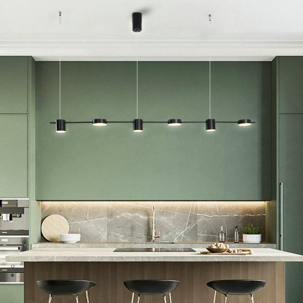 Lustre LED de luxe en métal allongé | Marco Lucetti