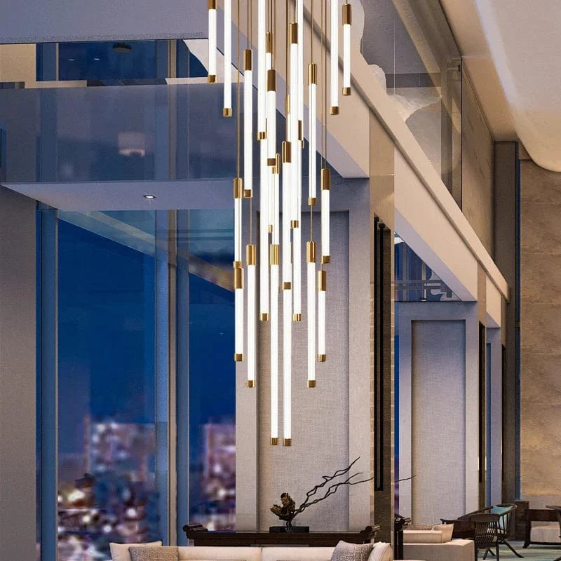 Lustre LED de Luxe Moderne pour Décoration Duplex Grenier Restaurant | Marco Lucetti