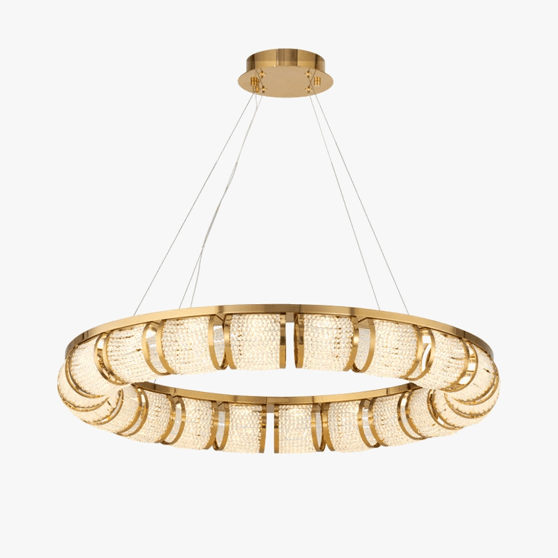 Lustre LED de Luxe Moderne pour Villa en Acier Inoxydable | Marco Lucetti