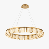 Lustre LED de Luxe Moderne pour Villa en Acier Inoxydable | Marco Lucetti