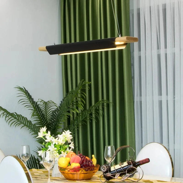 Lustre LED de Luxe pour Café et Exposition | Marco Lucetti 13 cm Longueur 80 cm