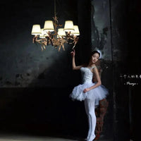 Lustre LED de style européen pour chambre de princesse - Éclat royal | Marco Lucetti