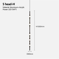 Lustre LED de Style Nordique Noir | Marco Lucetti