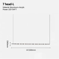 Lustre LED de Style Nordique Noir | Marco Lucetti