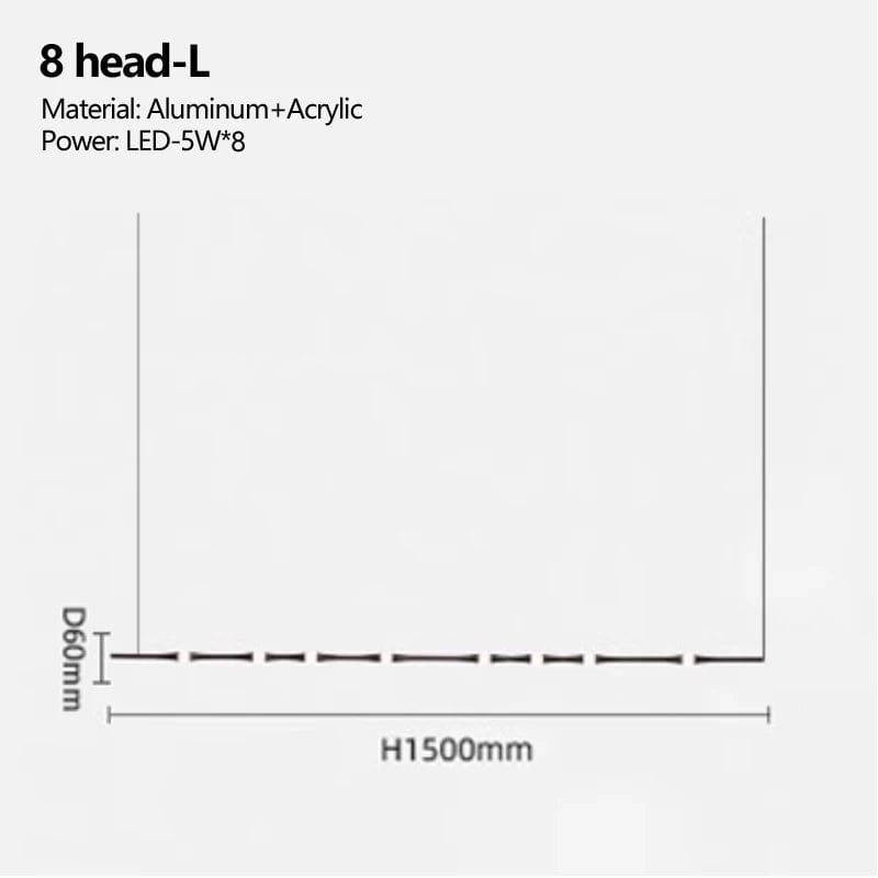 Lustre LED de Style Nordique Noir | Marco Lucetti