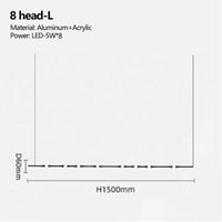 Lustre LED de Style Nordique Noir | Marco Lucetti