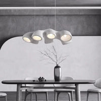 Lustre LED de style Wabi-Sabi japonais pour villa clubhouse duplex | Marco Lucetti