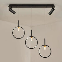 Lustre LED Décoratif pour Intérieur - Éclairage de Plafond | Marco Lucetti Noir 5 tête / Blanc froid