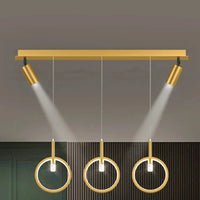 Lustre LED Décoratif pour Intérieur - Éclairage de Plafond | Marco Lucetti Or 5 tête / Blanc froid