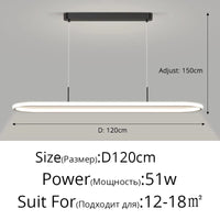 Lustre LED décoration pour table à manger et cuisine. | Marco Lucetti