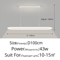 Lustre LED décoration pour table à manger et cuisine. | Marco Lucetti