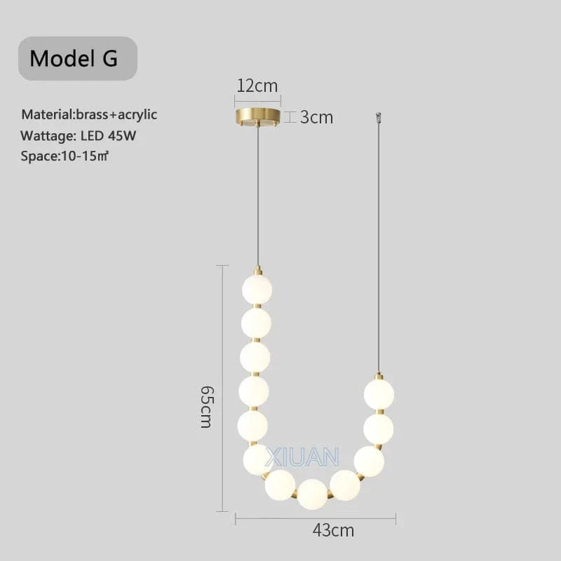 Lustre LED Design Arrondi | Marco Lucetti