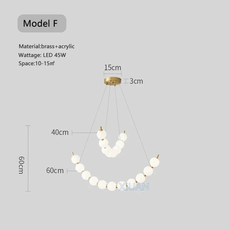 Lustre LED Design Arrondi | Marco Lucetti