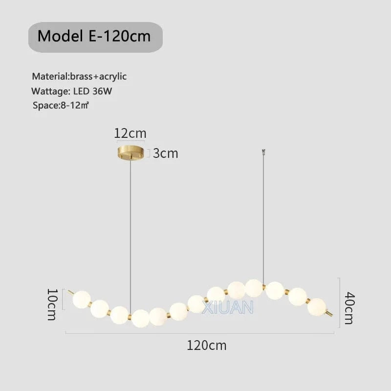Lustre LED Design Arrondi | Marco Lucetti