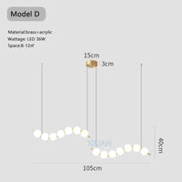 Lustre LED Design Arrondi | Marco Lucetti