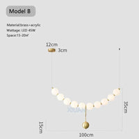 Lustre LED Design Arrondi | Marco Lucetti