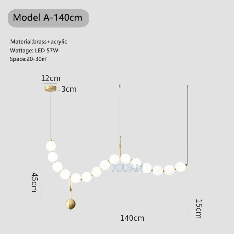 Lustre LED Design Arrondi | Marco Lucetti