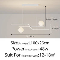 Lustre LED Design avec Ampoules et Abat-Jour Suspendus | Marco Lucetti