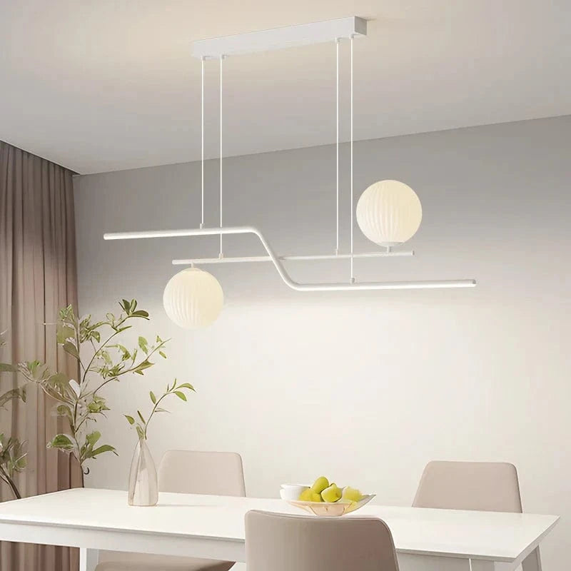 Lustre LED Design avec Ampoules et Abat-Jour Suspendus | Marco Lucetti