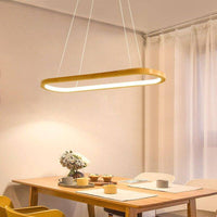 Lustre LED design avec anneau en bois LightWood | Marco Lucetti