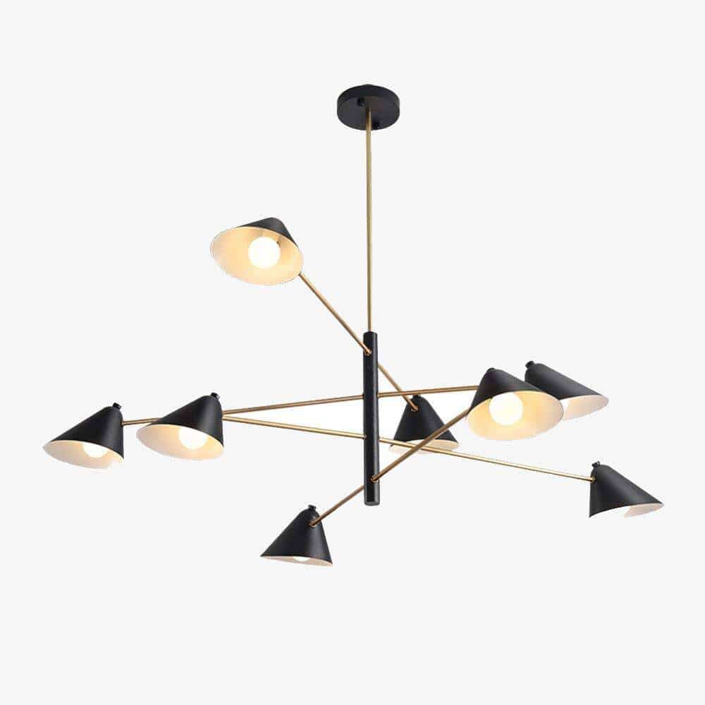 Lustre LED Design Loft Triangle | Marco Lucetti 8 lampes