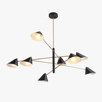 Lustre LED Design Loft Triangle | Marco Lucetti 8 lampes