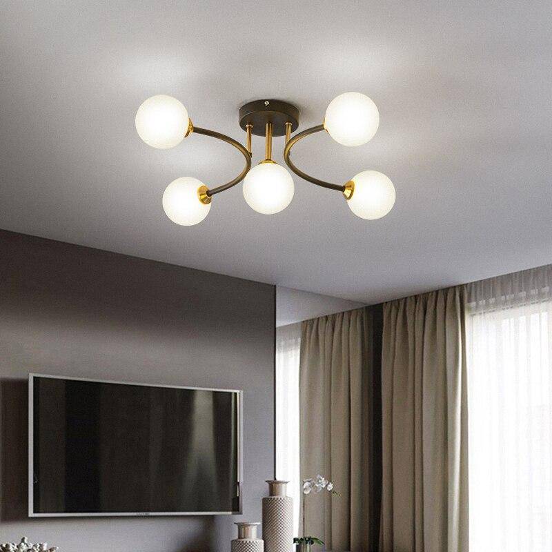 Lustre LED Design : Métal et Boules en Verre | Marco Lucetti