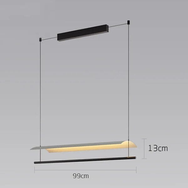 Lustre LED Design Minimaliste. | Marco Lucetti 1 tête 99cm