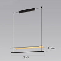 Lustre LED Design Minimaliste. | Marco Lucetti 1 tête 99cm
