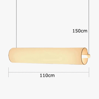 Lustre LED design moderne en forme de cylindre | Marco Lucetti