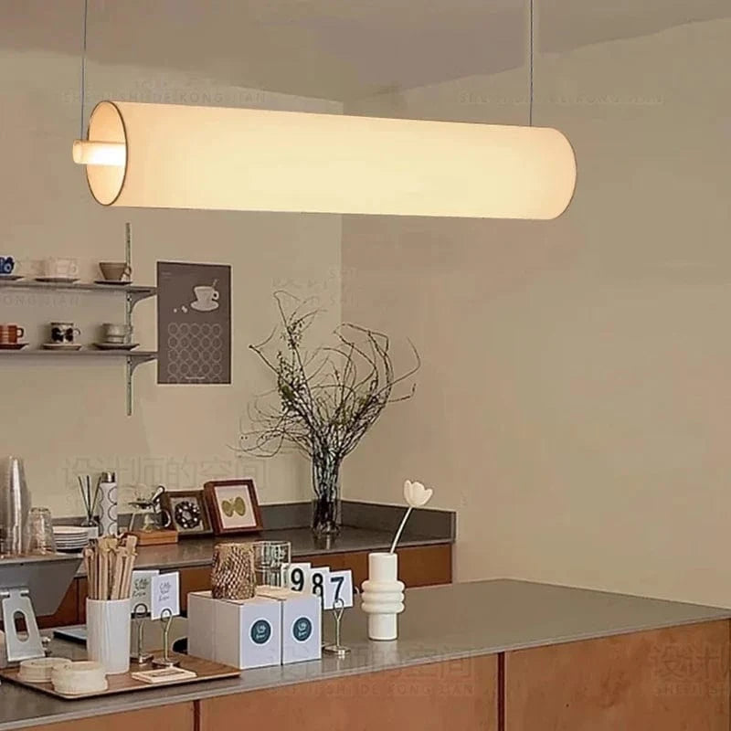 Lustre LED design moderne en forme de cylindre | Marco Lucetti