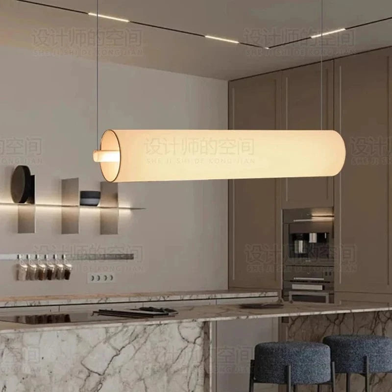 Lustre LED design moderne en forme de cylindre | Marco Lucetti
