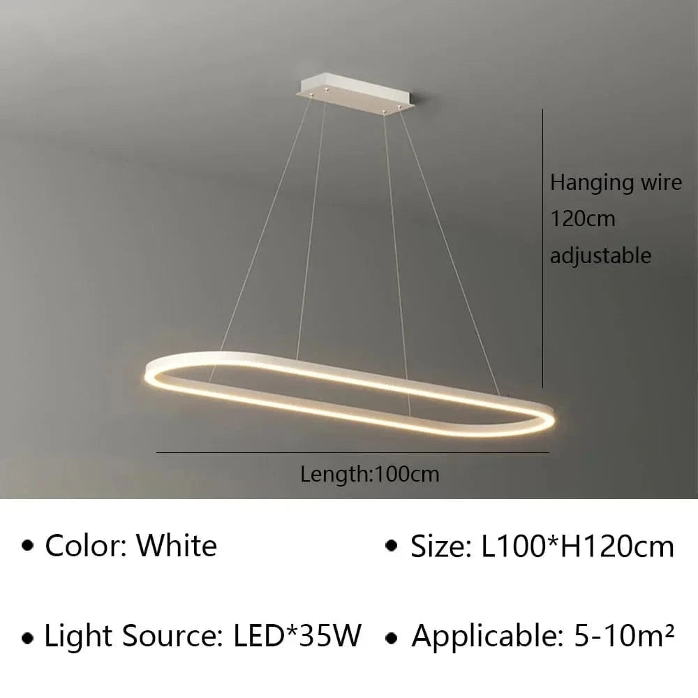 Lustre LED Design Moderne et Décoratif pour Hôtel de Luxe | Marco Lucetti Blanc D100cm / Blanc chaud (pas de RC)