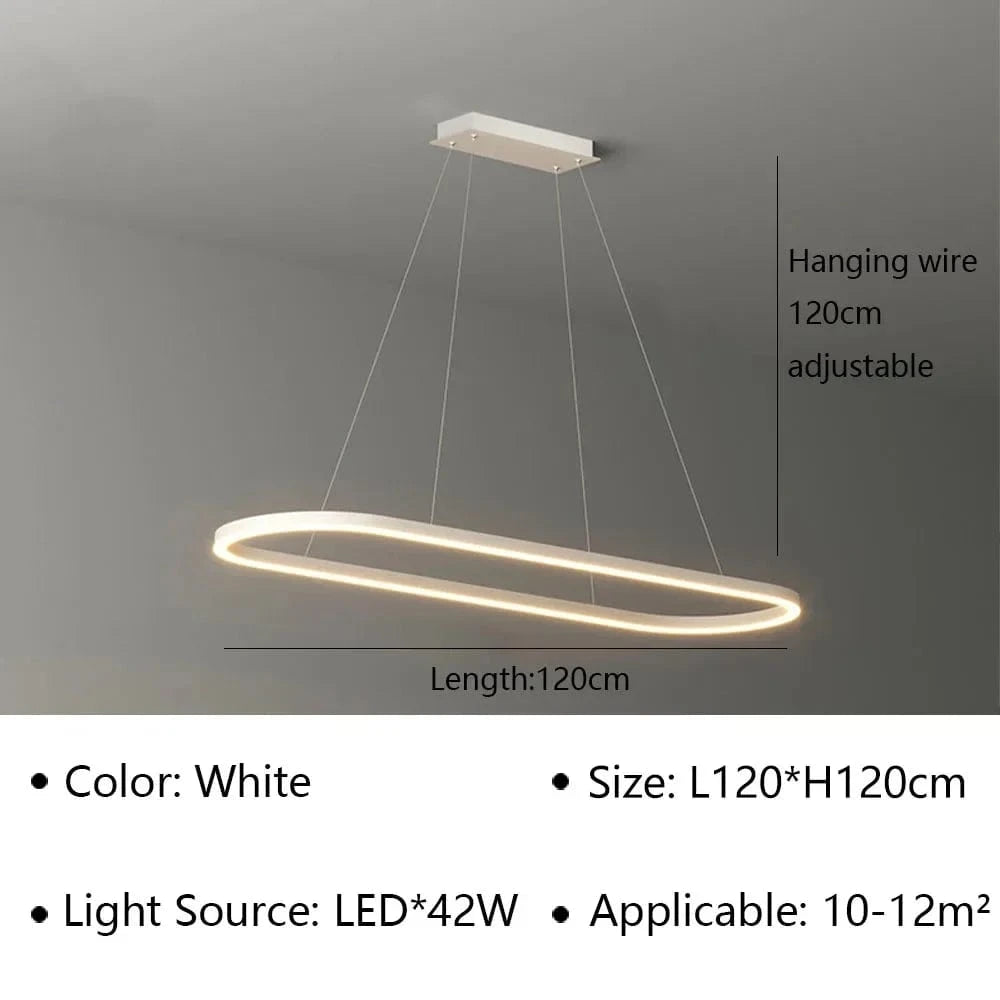Lustre LED Design Moderne et Décoratif pour Hôtel de Luxe | Marco Lucetti Blanc D120cm / Blanc chaud (pas de RC)
