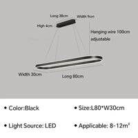 Lustre LED Design Moderne et Décoratif pour Hôtel de Luxe | Marco Lucetti Noir D80cm / Gradation continue (RC)