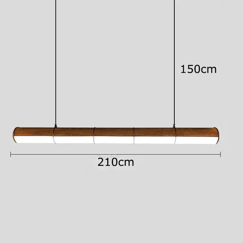 Lustre LED Design Moderne Intérieur | Marco Lucetti 210 cm / Blanc chaud