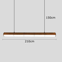 Lustre LED Design Moderne Intérieur | Marco Lucetti 210 cm / Blanc chaud