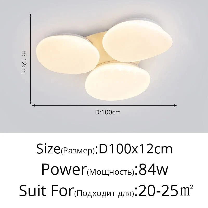 Lustre LED design moderniste pour hôtel de luxe | Marco Lucetti Blanc D100x12cm 84W / Blanc chaud