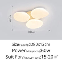 Lustre LED design moderniste pour hôtel de luxe | Marco Lucetti Blanc D80x12cm 60W / Blanc chaud