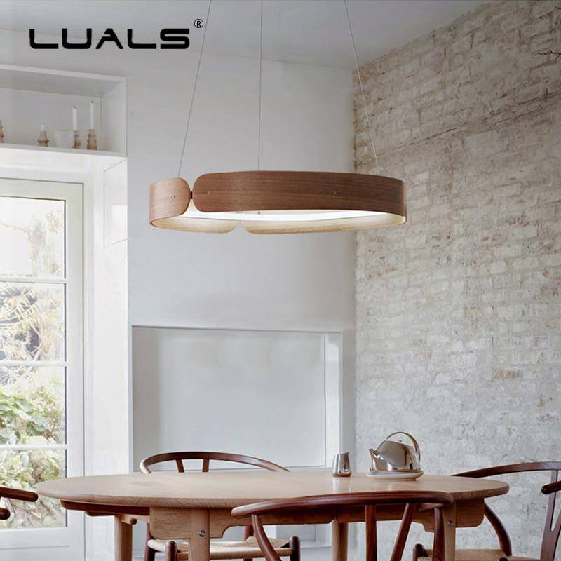 Lustre LED Design Nordique en Bois | Marco Lucetti