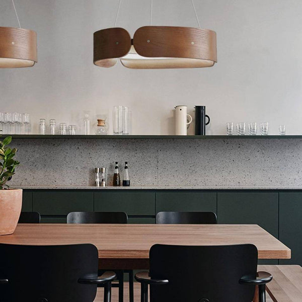 Lustre LED Design Nordique en Bois | Marco Lucetti