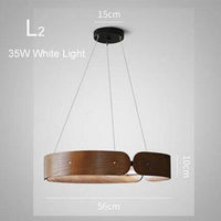 Lustre LED Design Nordique en Bois | Marco Lucetti L2