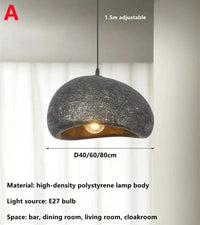 Lustre LED Design Nordique pour Bar Café et Maison ByDesign | Marco Lucetti UN / D80cm / Lumière neutre